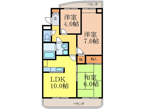 メゾン・ﾄﾞ・プレジ－ル２の物件間取画像